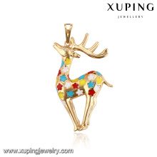 32779-Xuping Female jewelry charm colorful deer pendant